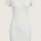 Sukienka mini Zara w stylu polo