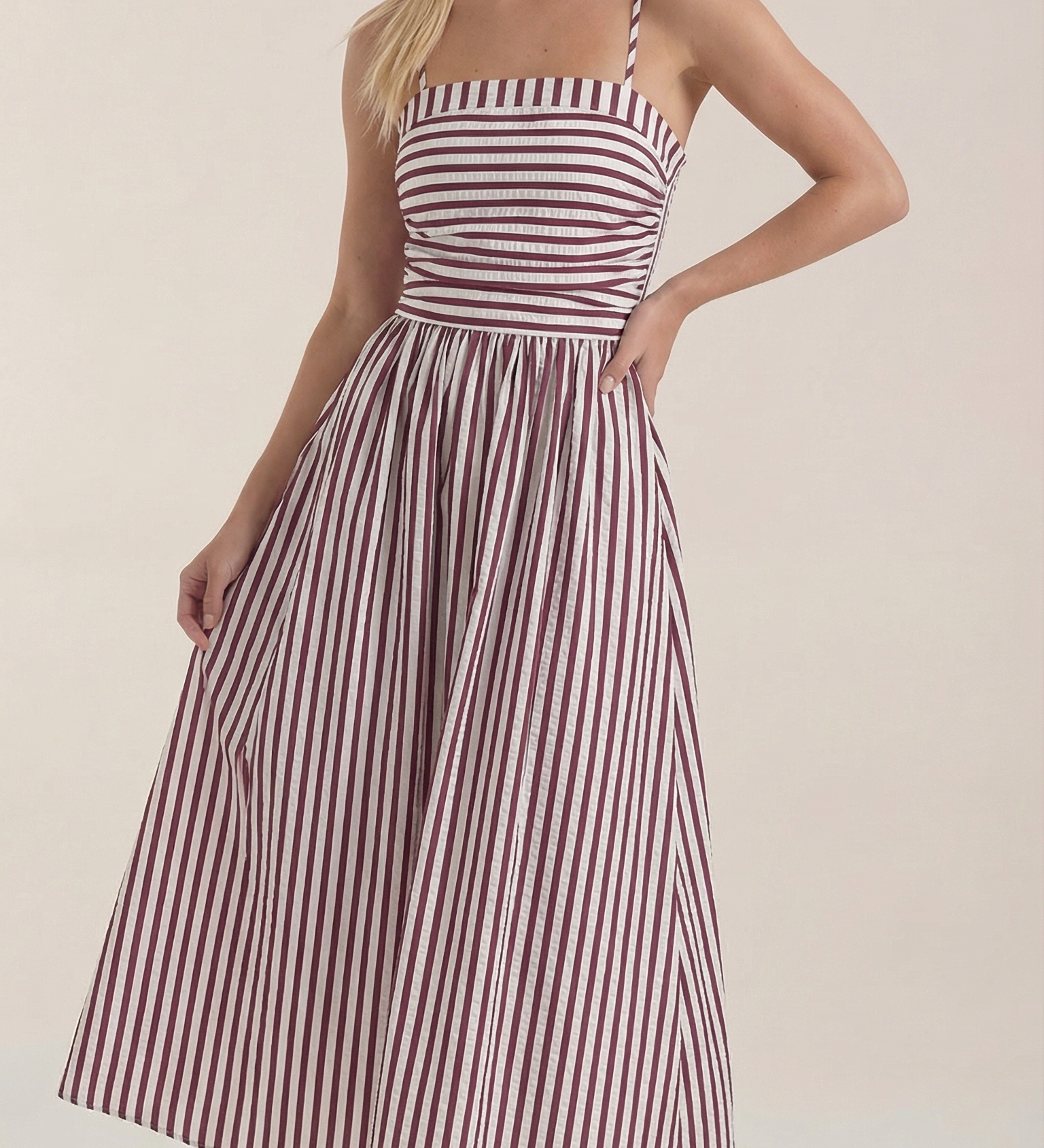 Sukienka Maxikleid Sandra w paski