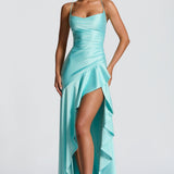 Sukienka Samira Maxi - Aqua