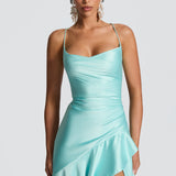 Sukienka Samira Maxi - Aqua