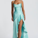 Sukienka Samira Maxi - Aqua