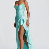 Sukienka Samira Maxi - Aqua