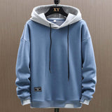 Męski Sportowy Dwukolorowy Oversized Hoodie