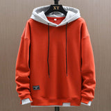 Męski Sportowy Dwukolorowy Oversized Hoodie