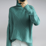 Regina | Sweter z Golfem w Krate