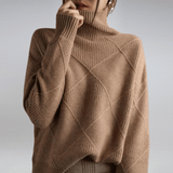 Regina | Sweter z Golfem w Krate