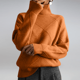 Regina | Sweter z Golfem w Krate