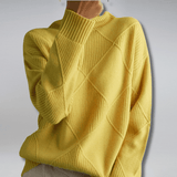 Regina | Sweter z Golfem w Krate