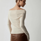 Marlena | Casualowy Sweter z Dlugim Rekawem