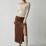 Marlena | Casualowy Sweter z Dlugim Rekawem
